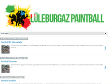 Tablet Screenshot of burgazpaintball.com